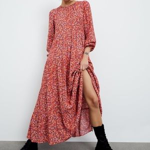Zara floral dress